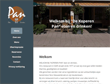 Tablet Screenshot of dekoperenpan.nl